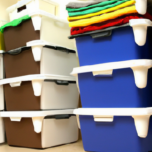 Declutter your space and maximize storage with stackable bins. Discover how to get organized and save space today!