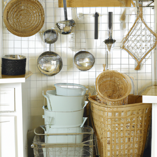 Transform Your Kitchen with Farmhouse Wire Baskets - Get inspired to declutter your space and add style to your home with these charming storage solutions.