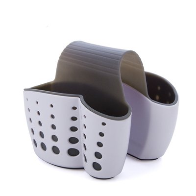 WCube Kitchen Sink Caddy Organizer Hanging Saddle Mount With Sponge Holder