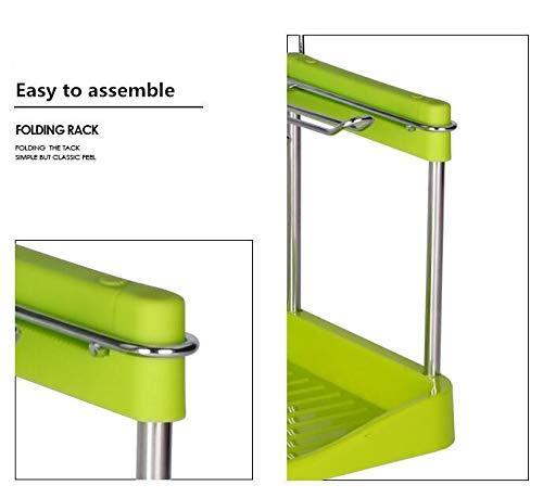 Discover 3 tier mug organizer rack with drainer tray 12 hooks for drying wine glasses coffee mugs tea cups space saving storage holder for kitchen cabinet counter tabletop stainless steel plastic