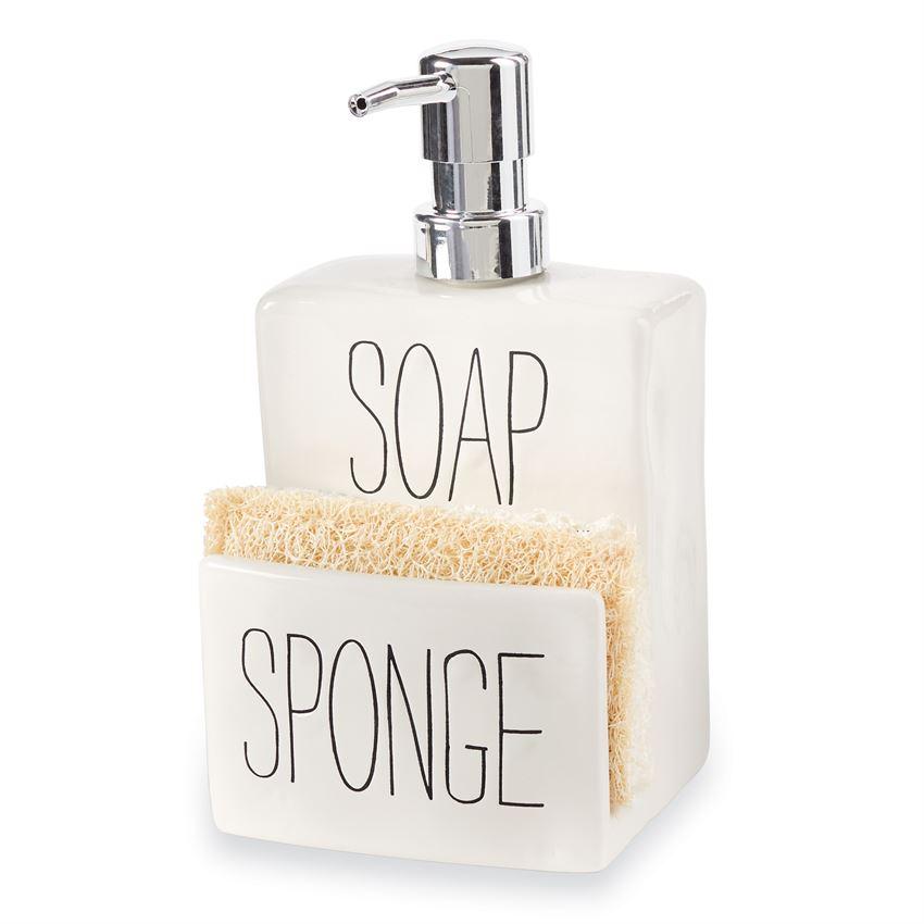 Soap Pump Sponge Holder by Mud Pie