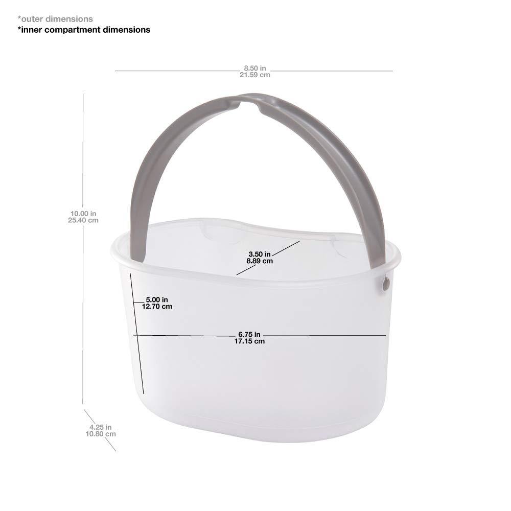 madesmart 95-79800-06 Hanging Door Caddy System Gray