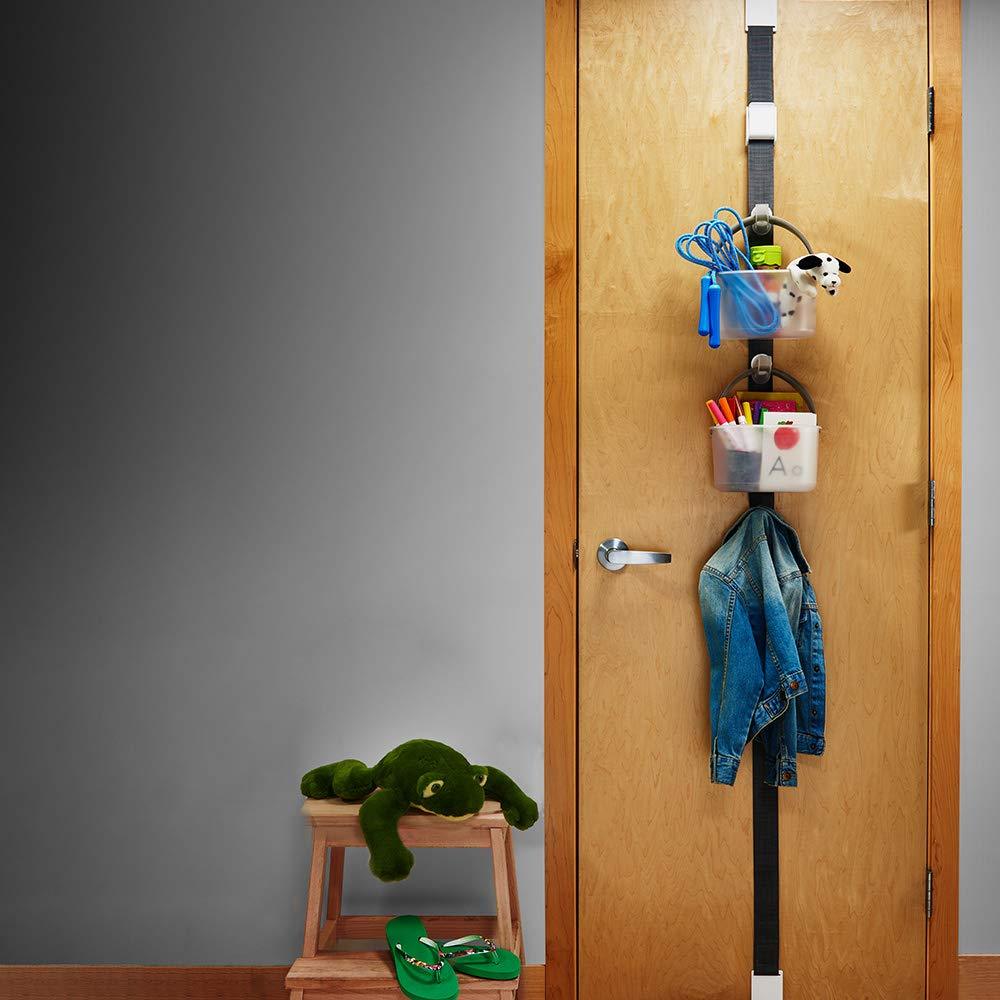 madesmart 957980006 Hanging Door Caddy System Gray Searching And