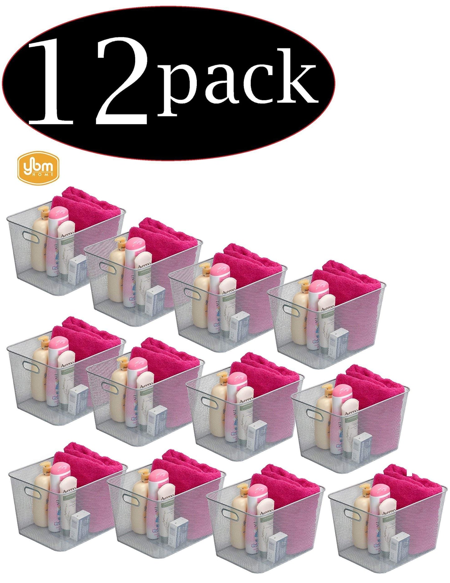 Order now ybm home household wire mesh open bin shelf storage basket organizer for kitchen cabinet fruits vegetables pantry items toys 1115s 12 12 14 x 10 x 8 8