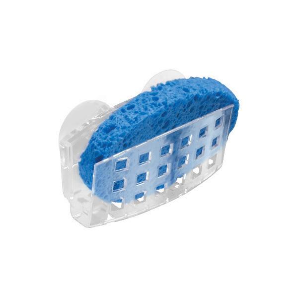 SinkWorks Suction Soap & Sponge Holder