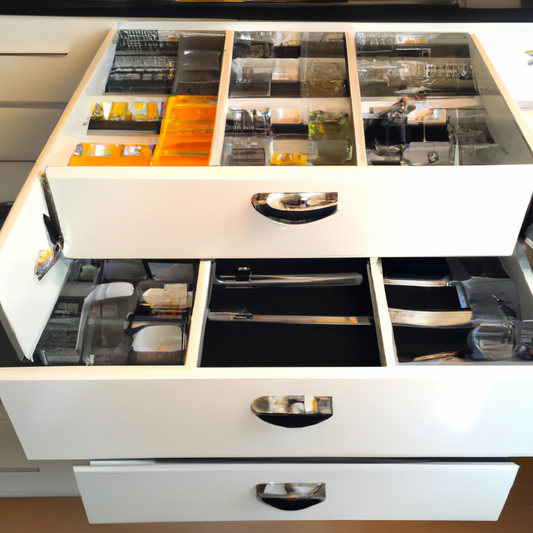 Get organized and maximize your kitchen storage with the Mdesign organizer. Say goodbye to clutter and hello to a functional space. Click to learn more.