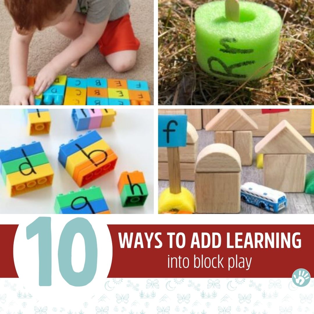 10 Ways to Learn Letters with Blocks! Build, Trace, Stack & Dig!