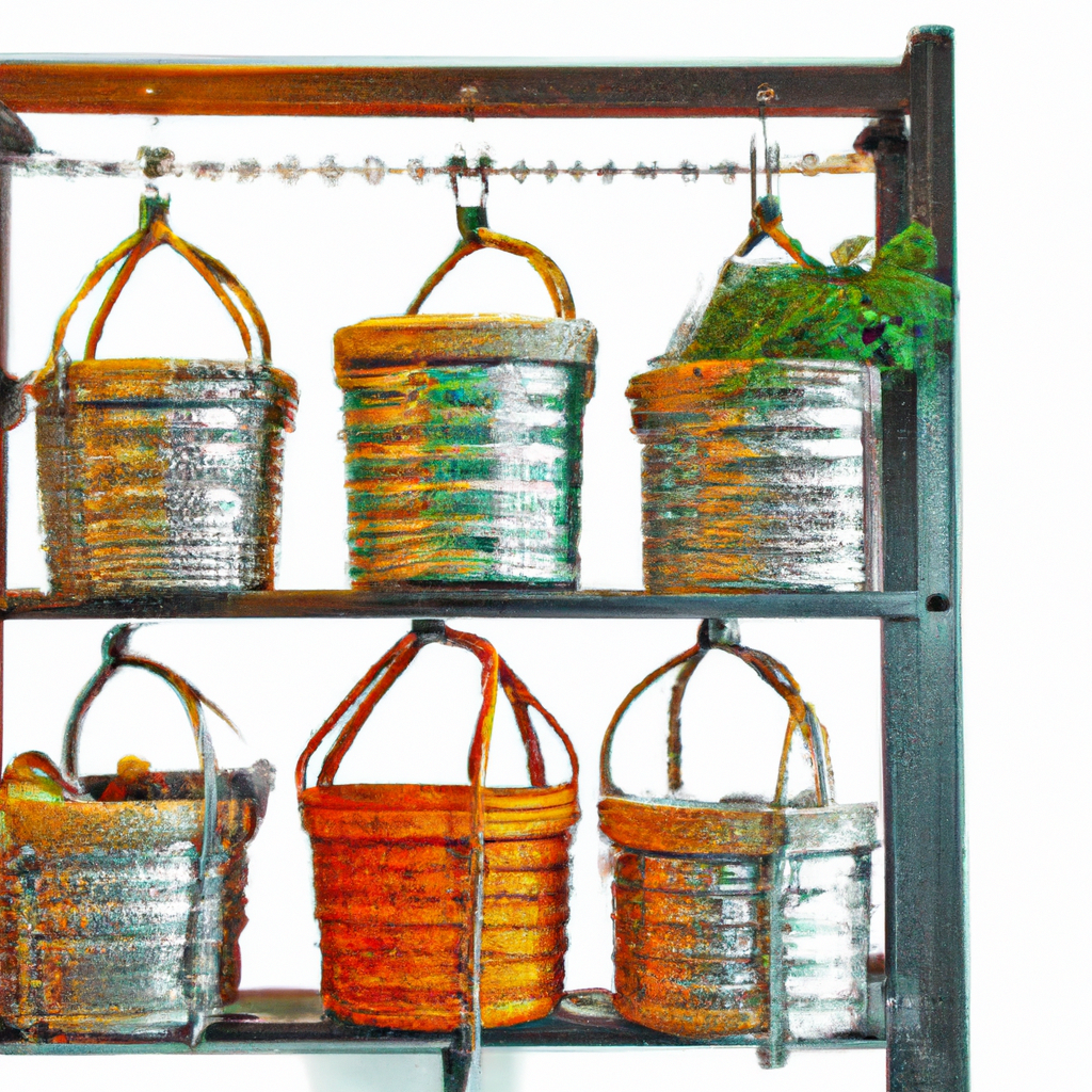 Get your pantry organized in style with metal farmhouse baskets! Add charm to your kitchen while keeping everything in its place.