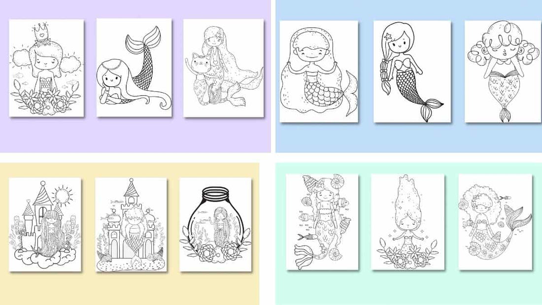 57 FREE Mermaid Coloring Pages for Loads of Fun! (One Mermaid Coloring Page)