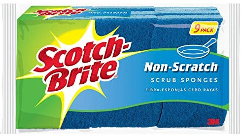 Scotch-Brite Non-Scratch Scrub Sponge, 9 count  $6.31 with Subscribe & Save ($0.70 each)