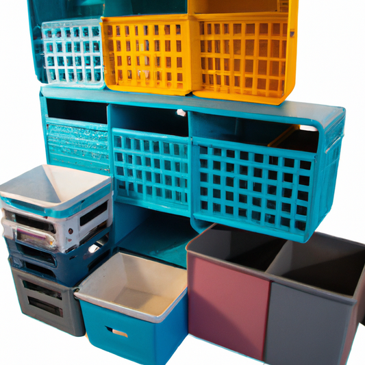 Maximize Your Space with Stackable Storage Bins - Easy to Organize and Move with Handles! Get Yours Now!