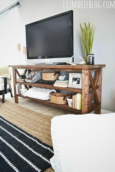 Farmhouse TV Stand Ideas With Extra Charming Designs