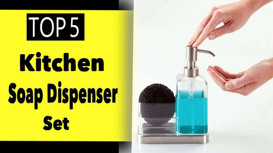 Best Kitchen Soap Dispenser Set With Sponge Holder by Shaheen Iqbal (10 months ago)