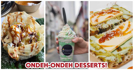 Ondeh-Ondeh desserts in Singapore