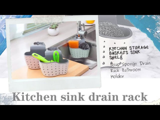 Kitchen Storage Baskets Sink Shelf Soap Sponge Drain Rack Bathroom Holder Kitchen Storage Suction by iFast Review (9 months ago)