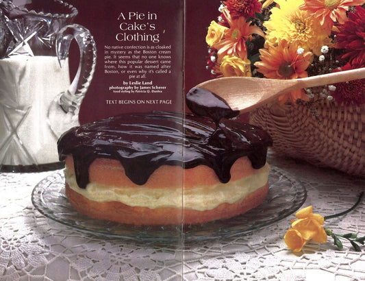 No native confection is as cloaked in mystery as the Boston cream pie