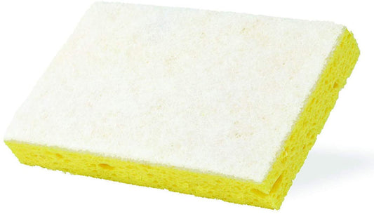 Granite Gold Non-Scratch Scrub Sponge Nylon Cleaning Scrubber is Gentle on Granite, Marble, Quartz, Natural Stone Surfaces, 1-Pack, White $2.09