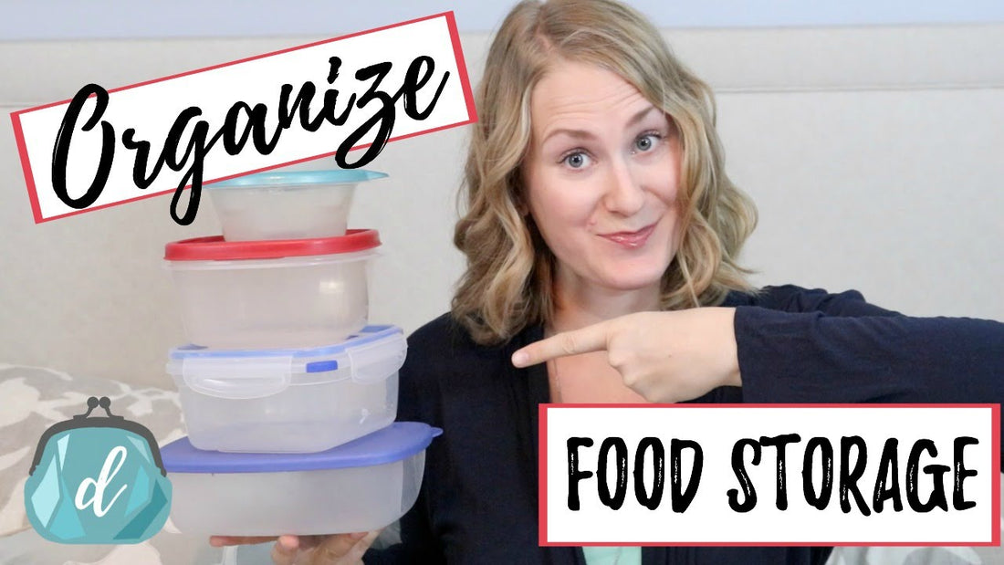 One of the most frequently asked questions I get is how to organize food storage containers
