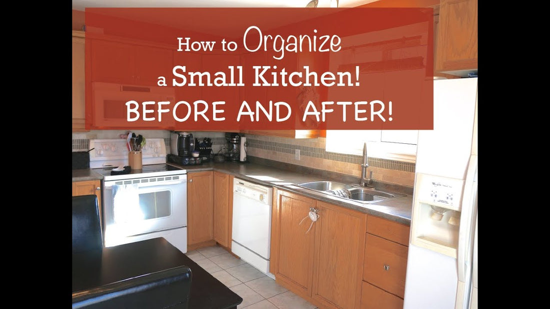 Let's get organized! This kitchen really was lacking a lot of storage, but by using some dollar store containers and labels it was transformed into a clean and ...