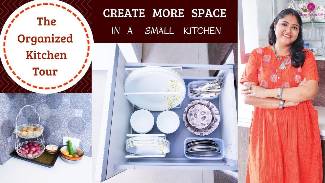 Organized Kitchen Cabinets & Drawers / How To Organize Indian Kitchen / Indian Kitchen Tour In this video I have shared how I have organised our Indian ...