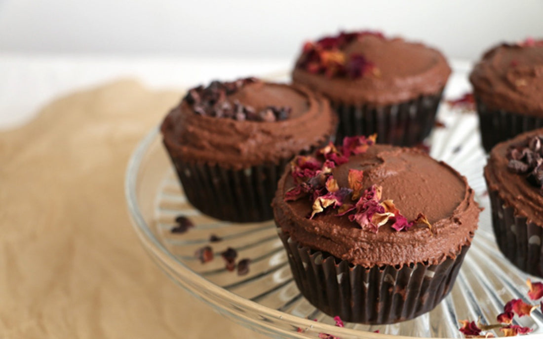 These gorgeous chocolate raspberry cupcakes may look like your typical chocolate confection, but since they are made with all natural and gluten-free ingredients, they're a treat you can feel good about! The sponge cake is made with buckwheat flour,...