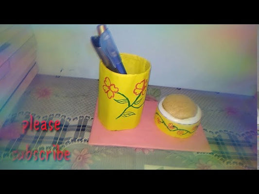how to make sponge damper & The pen holder by My leisure time (7 months ago)