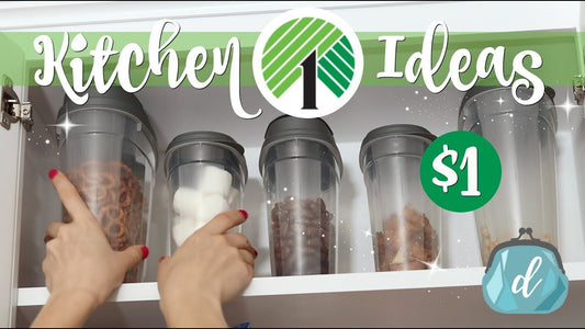 Hey, guys! In today's video I'm sharing Dollar Tree Kitchen Organization ideas using products you can actually find! I totally get how it is to go into Dollar Tree ...