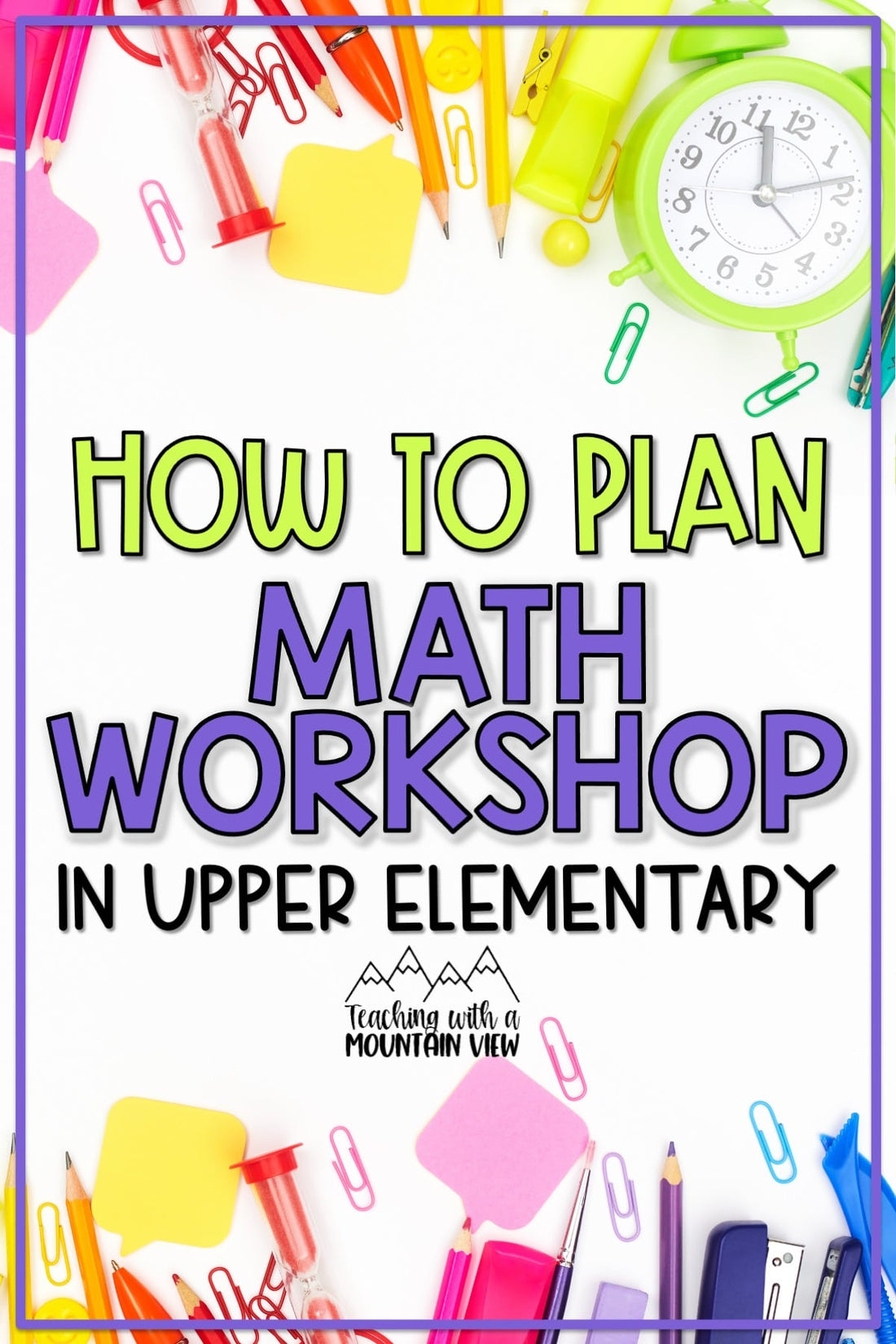 Math Workshop Ideas for Upper Elementary