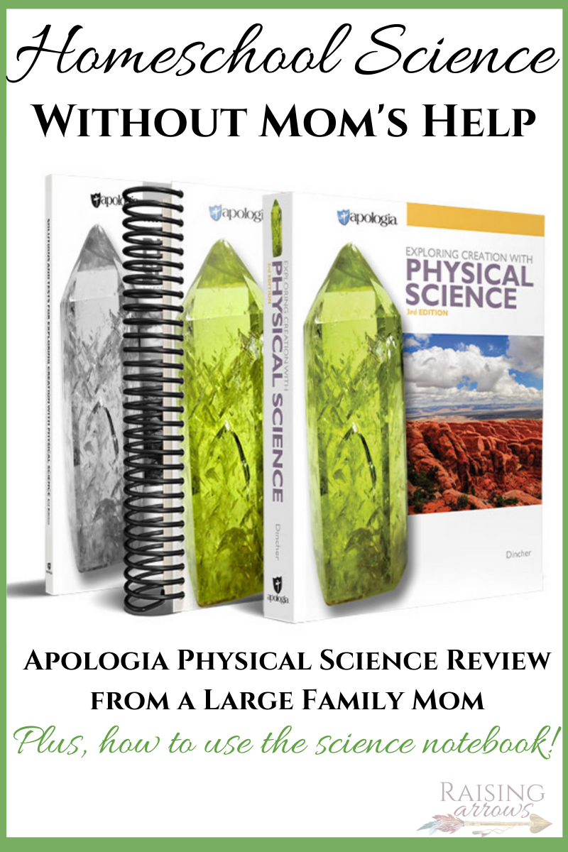 Homeschool Science Without Mom’s Help – Apologia Physical Science Review (3rd Edition)