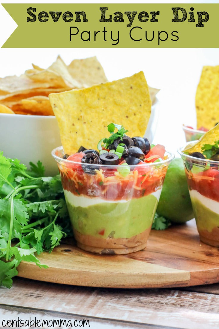 Seven Layer Dip Party Cups Recipe