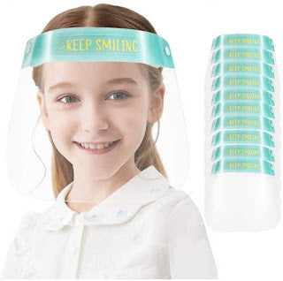 HURRY! 50-Pack of KEYLLLNG Kids Anti-fog Face Shields for FREE + Free Shipping