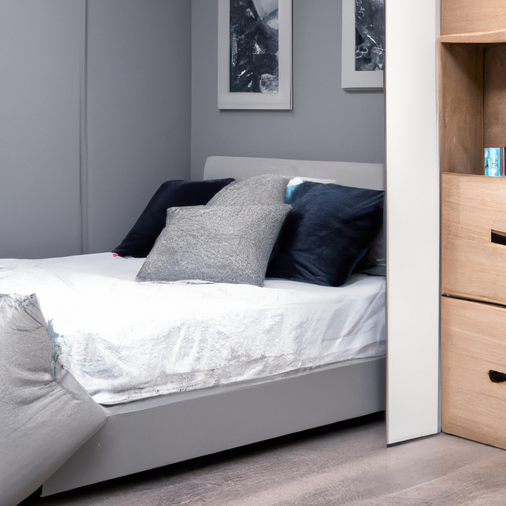 Transform your small space with the Murphy Cabinet Bed. A stylish and functional solution for saving space. Click to learn more!