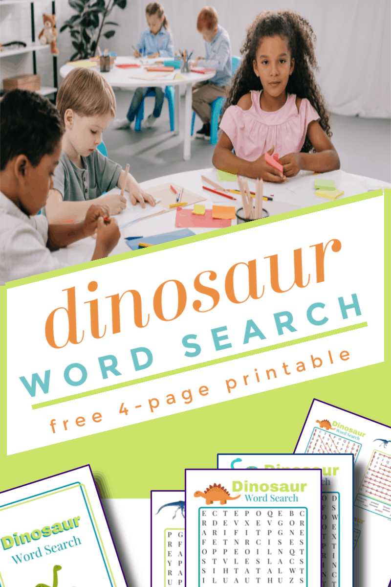 Dinosaur Word Search Printable
