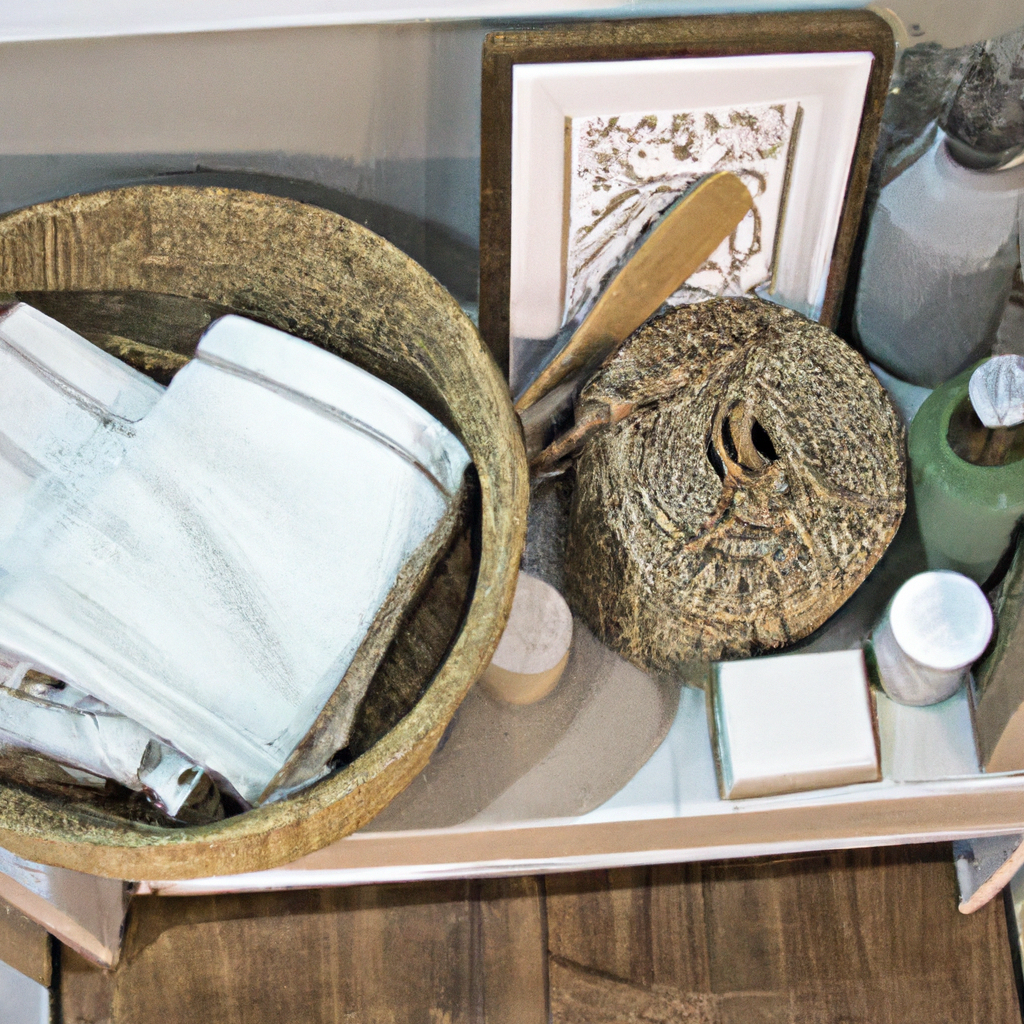 Transform your bathroom into a rustic oasis with farmhouse style baskets. Get organized and stylish with these easy and affordable solutions.