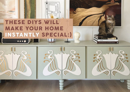 Cancel Your Weekend Plans: 6 DIY Projects to Transform The Look & Feel Of Your Home￼￼￼￼￼￼