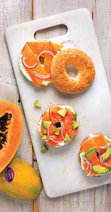 Papaya On A Bagel? Plus More Papaya Recipes For National Papaya Month