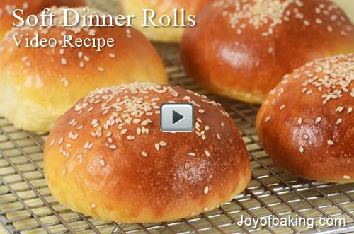 Soft Dinner Rolls Video Recipe - Joyofbaking.com