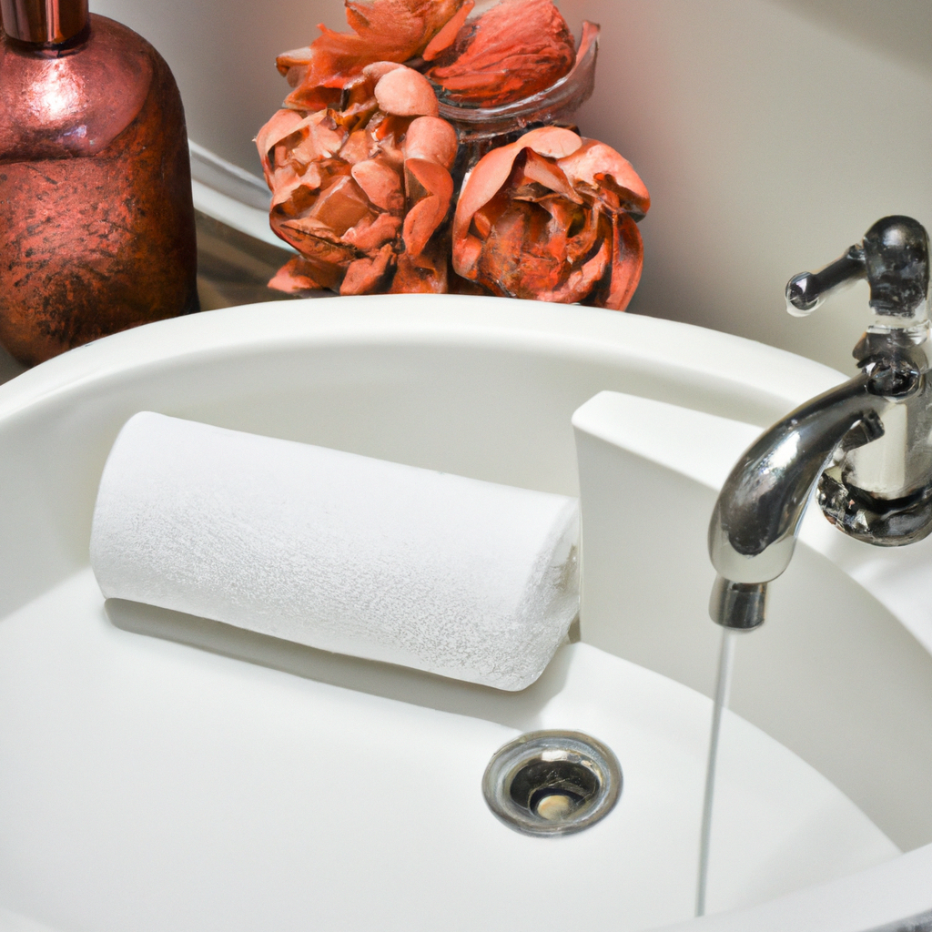 Revamp your sink with style and convenience using a decorative soap dispenser and caddy. Elevate your daily routine with this simple upgrade.