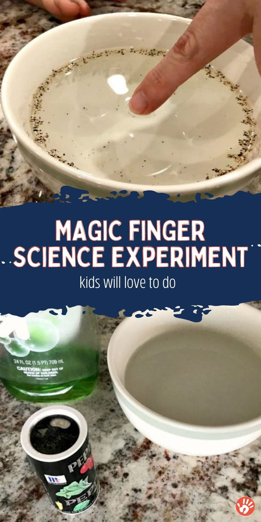 Magic Finger Pepper Experiment for Kids