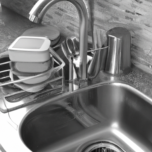 Say Goodbye to Sink Clutter! Keep Your Kitchen Tidy with Our Sink Caddy Holder - Buy Now for Easy Organization.