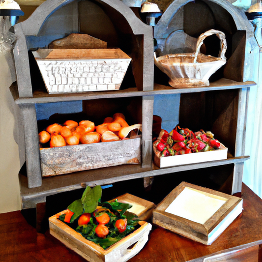 Transform your kitchen with the Beachy Keen distressed black pantry cabinet. Add style and storage. Get yours today!