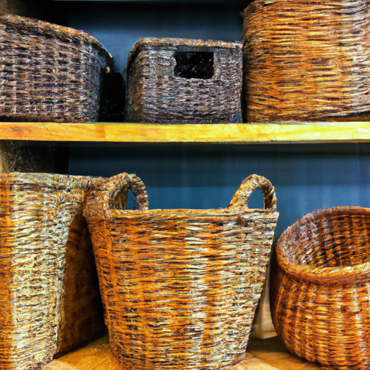 Discover the charm of vintage farmhouse storage baskets! Get organized in style with these rustic treasures that add character to any space. Click now!