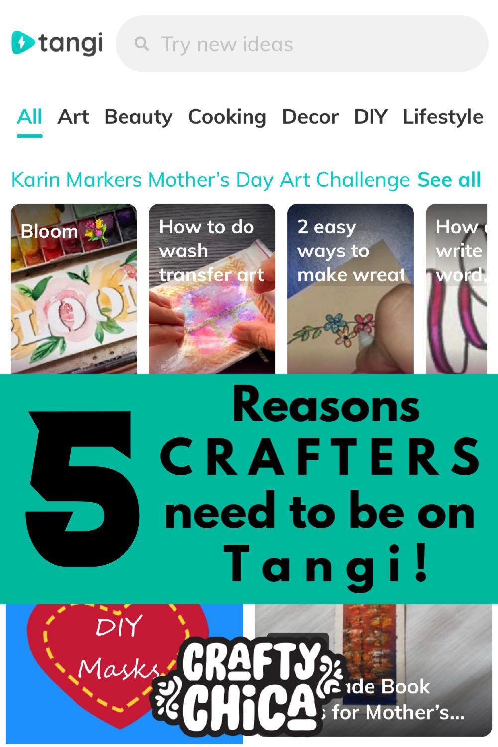 Tangi app: 5 reasons crafters should use it!