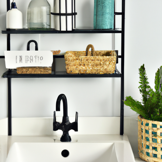 Transform your bathroom with chic farmhouse style bins! Get organized and declutter with these stylish and functional storage solutions.