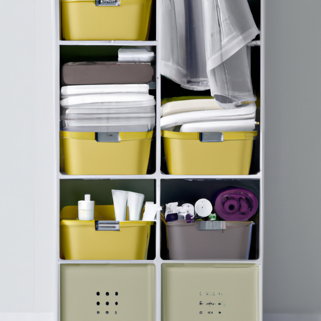 Get organized with stackable bins! Learn how to maximize bathroom storage and keep everything in its place with this simple solution. Click now!