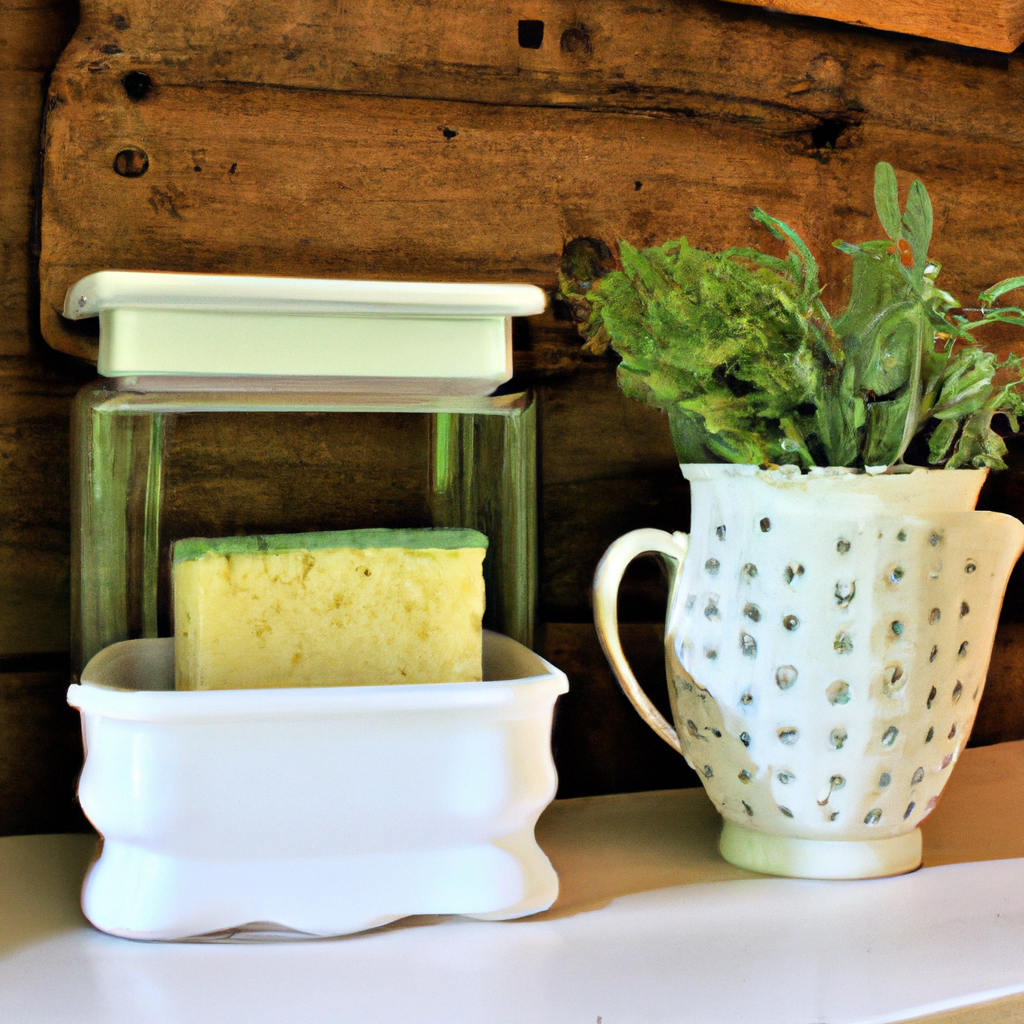 Upgrade your kitchen with a Farmhouse Chic Ceramic Sponge Holder & Caddy. Keep your sink organized and stylish. Order now!