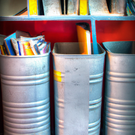 Declutter and maximize space with stackable metal bins! Read our article and start organizing now.