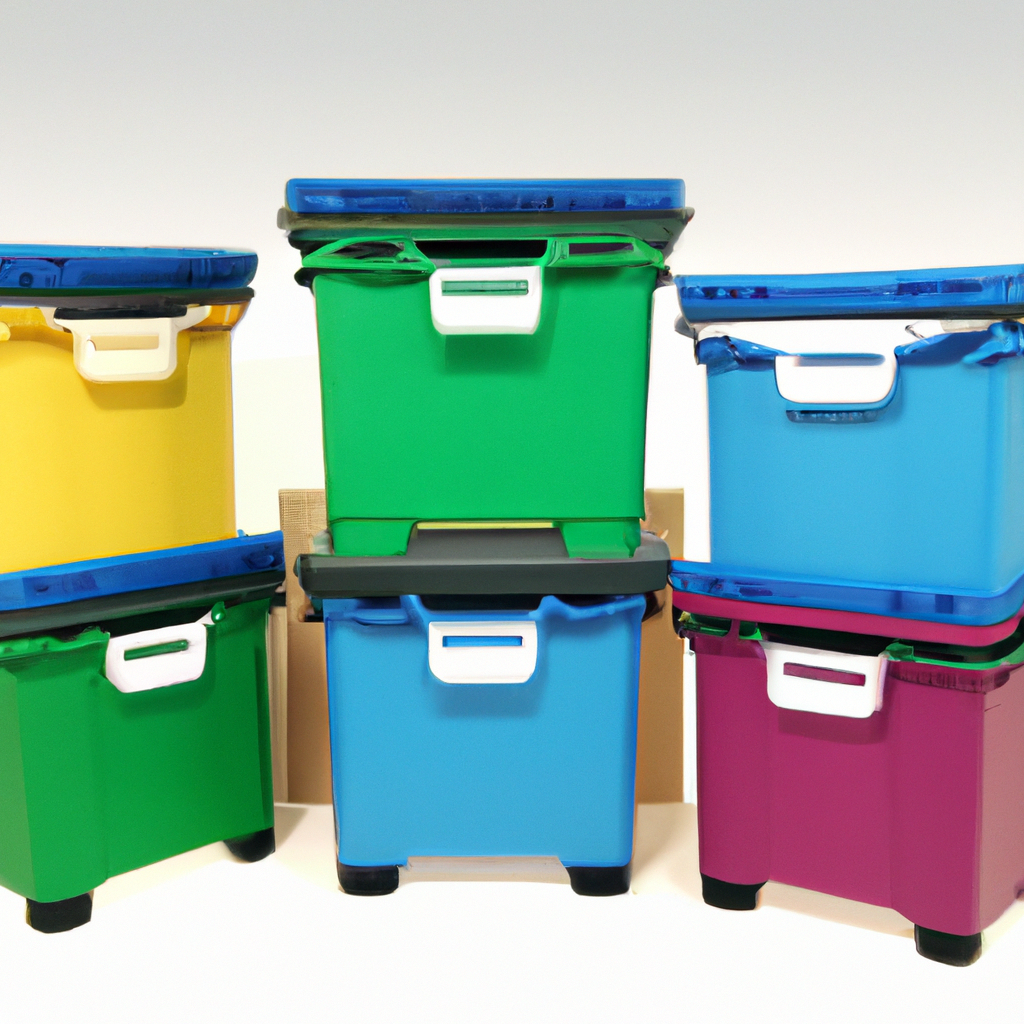 Declutter your life with ease using these portable storage bins! Pack of 4 for ultimate organization. Order now and transform your space!