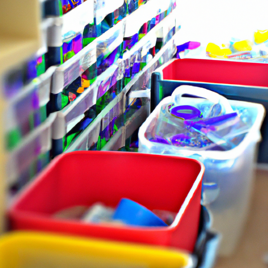 Transform your cluttered space with these clear plastic storage bins! Get a set of 8 now and start organizing any room in your home.