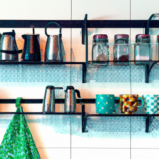 Discover the ultimate storage solution for your kitchen and coffee bar! Get organized and create a stylish space with this versatile storage solution. Click now!